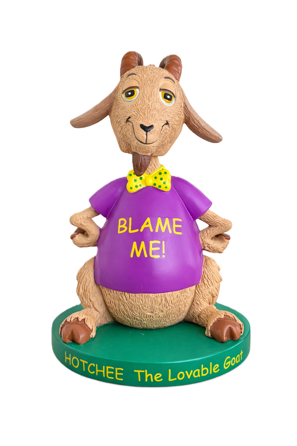 Hotchee The Lovable Goat Bobblehead Figurine